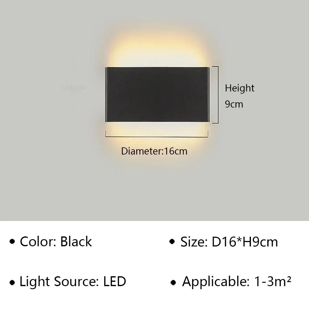 Karnz | LumiEra Moderne LED Wandleuchte | Stilvolles Design | Warmweißes Licht für Schlafzimmer, Flur & Badezimmer