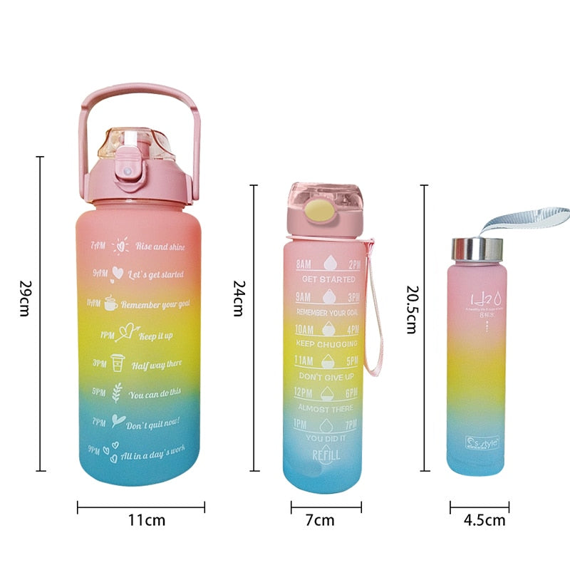 All Day Hydrate Zeit Marker Wasserflasche | Karnz