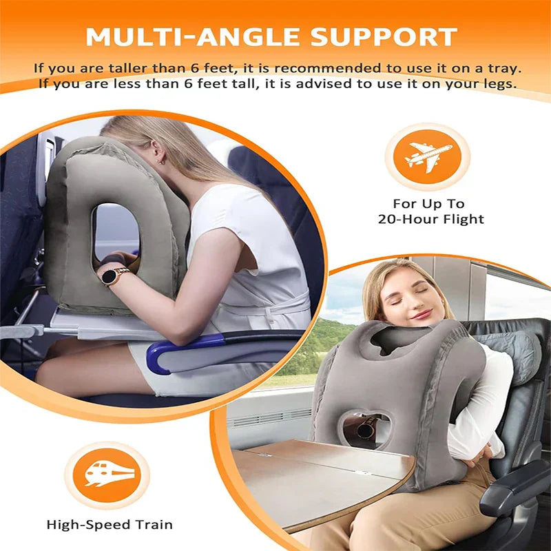 ComfortRest Reisekissen | Ergonomisches Reisekissen für Nacken und Kopf | Kompakt und leicht