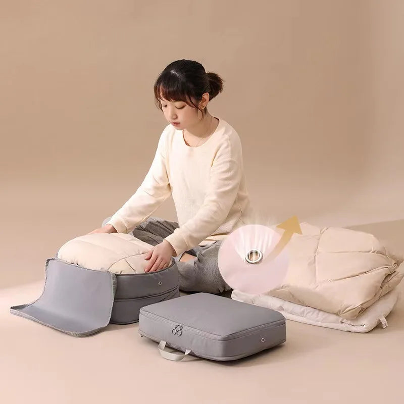 PackEase Flex 40 | Kompressionsbeutel | Platzsparend & Wasserdicht | Mit Tragegriff