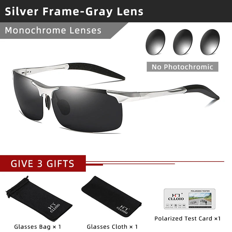 Photochrome Sonnenbrille mit polarisierten Gläsern | Karnz