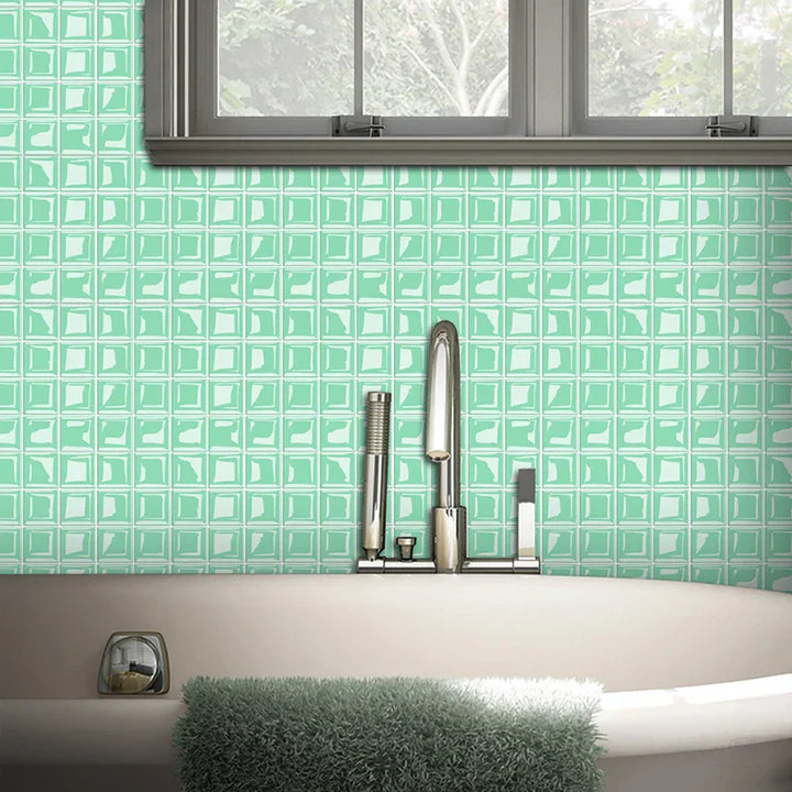 DecoMosaic 3D Mosaik Wandfliesen Aufkleber Karnz