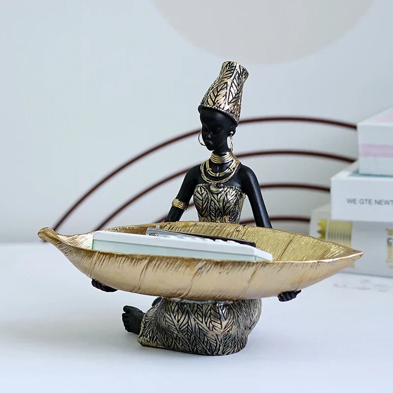Ashanti Gold Leaf Anzeige Tablett | Karnz