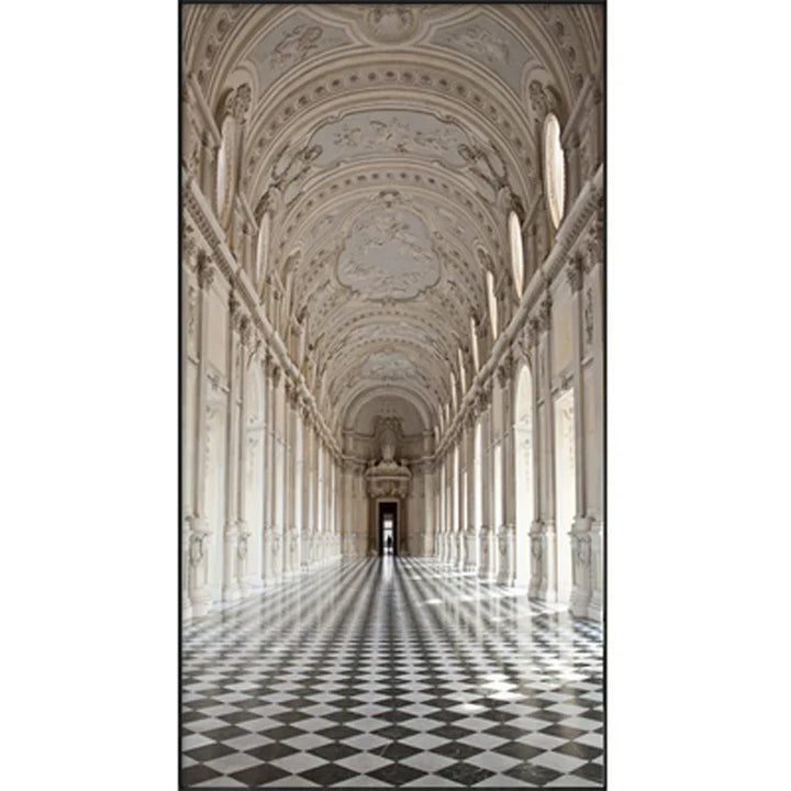 Moderne abstrakte minimalistische Bögen Architektur Wandkunst Fine Art Leinwanddrucke Bilder für Eingangsbereich Foyer Wohnzimmer Home Office Dekor | Karnz