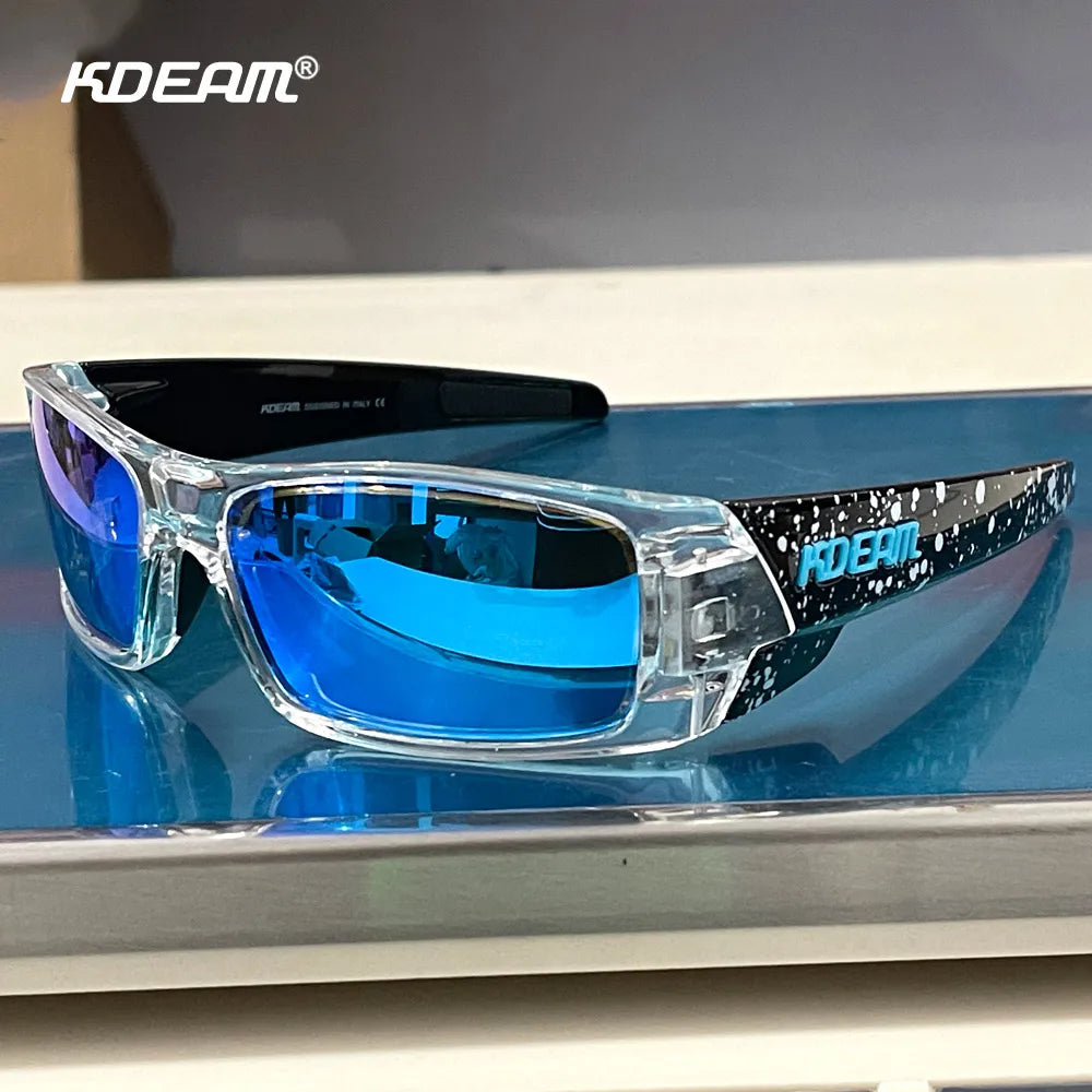 Photochrome Sonnenbrille Schwarzer Rahmen mit Etui | Karnz