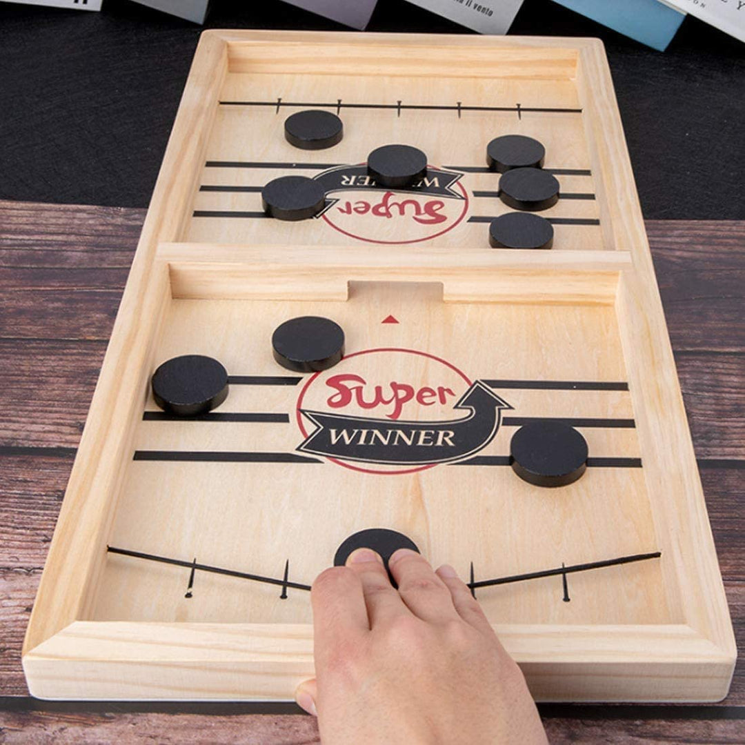 2-in-1 Tischfußball & Shuffleboard Spaß – GameMaster | Karnz
