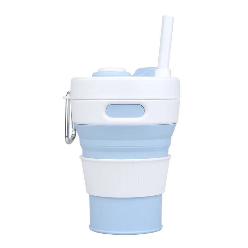 Wiederverwendbare tragbare Sip-and-Go zusammenklappbare Tasse | Karnz