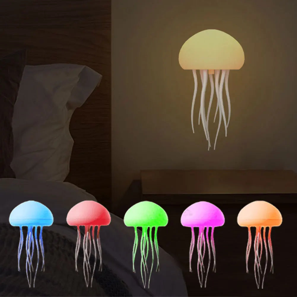 Quallen RGB Sprachsteuerung Anhänger Nachttischlampe | Karnz