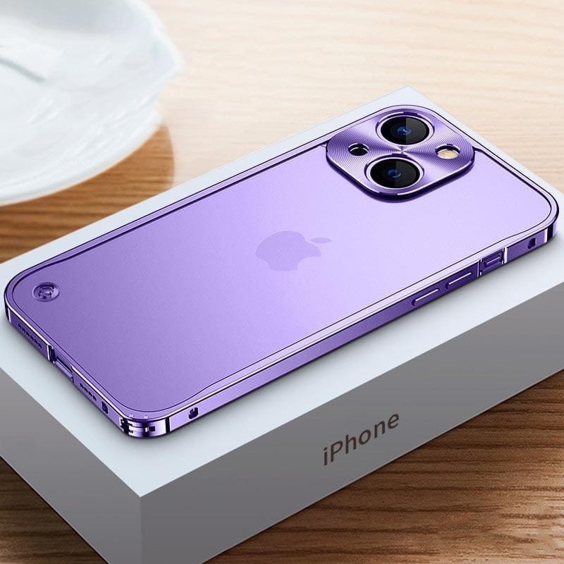 Sandsberg | iPhone Aluminium-Hülle | CNC-gefräster Metallrahmen für Schutz | Mehrere Farben