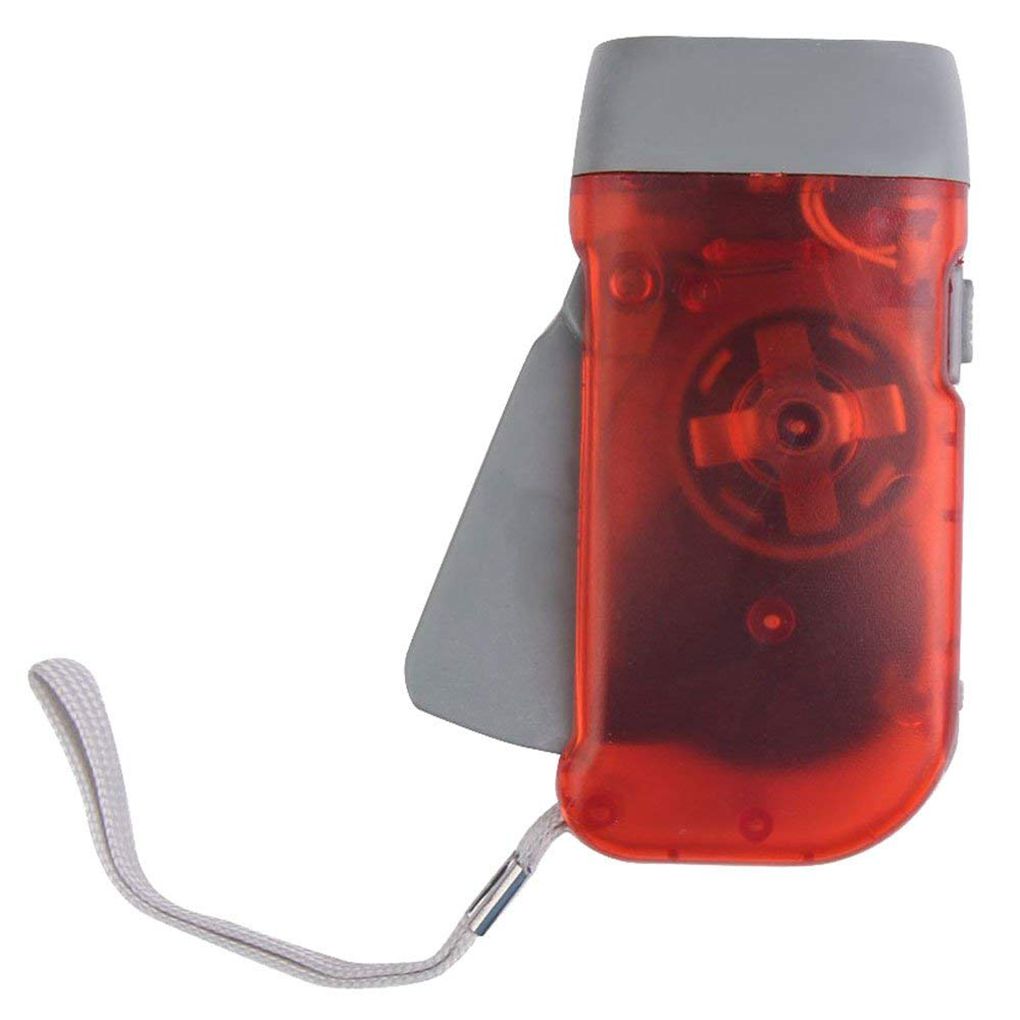 Mini Handkurbel Dynamo Notfall Taschenlampe
