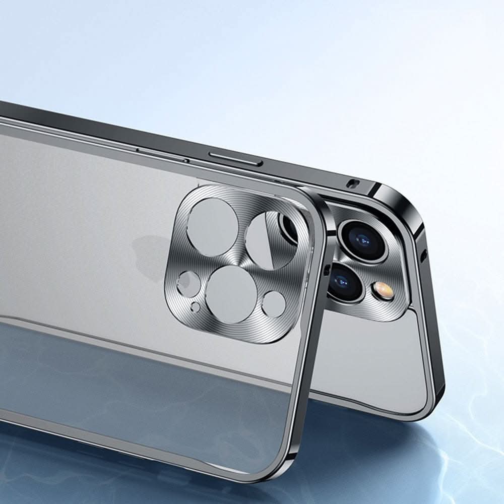 Aluminium-Metallgehäuse mit Polycarbonat-Rückseite für iPhone