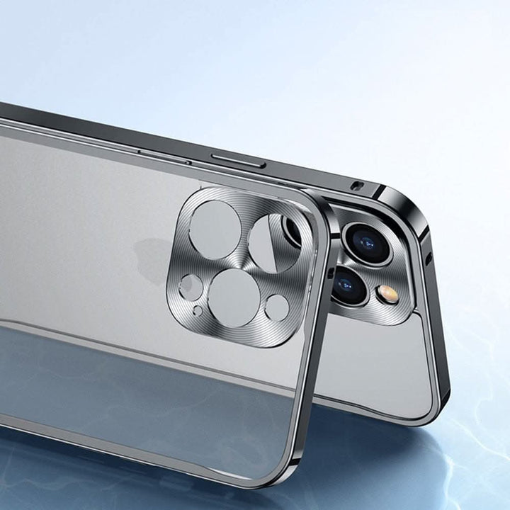Aluminium-Metallgehäuse mit Polycarbonat-Rückseite für iPhone