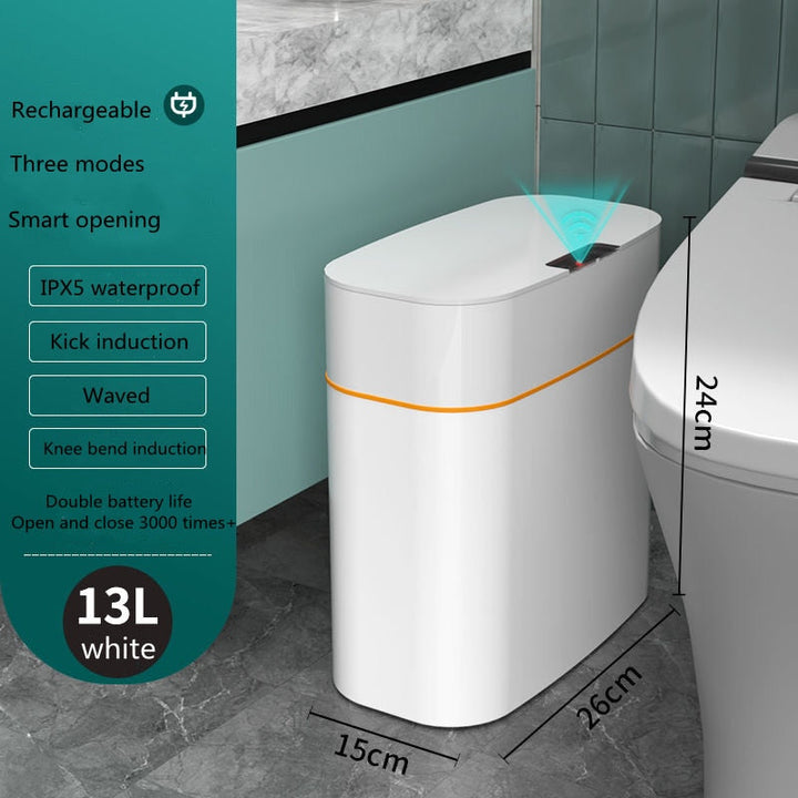 Smart Electric Trash With Lid | Karnz