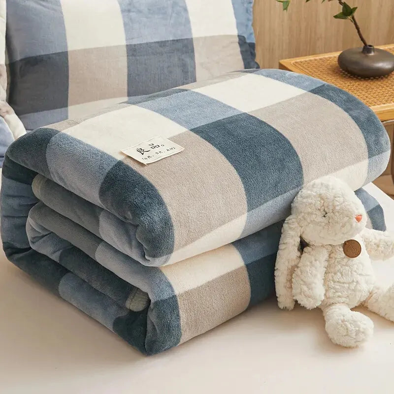 Extra weiche dicke Flanelldecke – Kuscheldecke für Nickerchen & Klimaanlage | Karnz