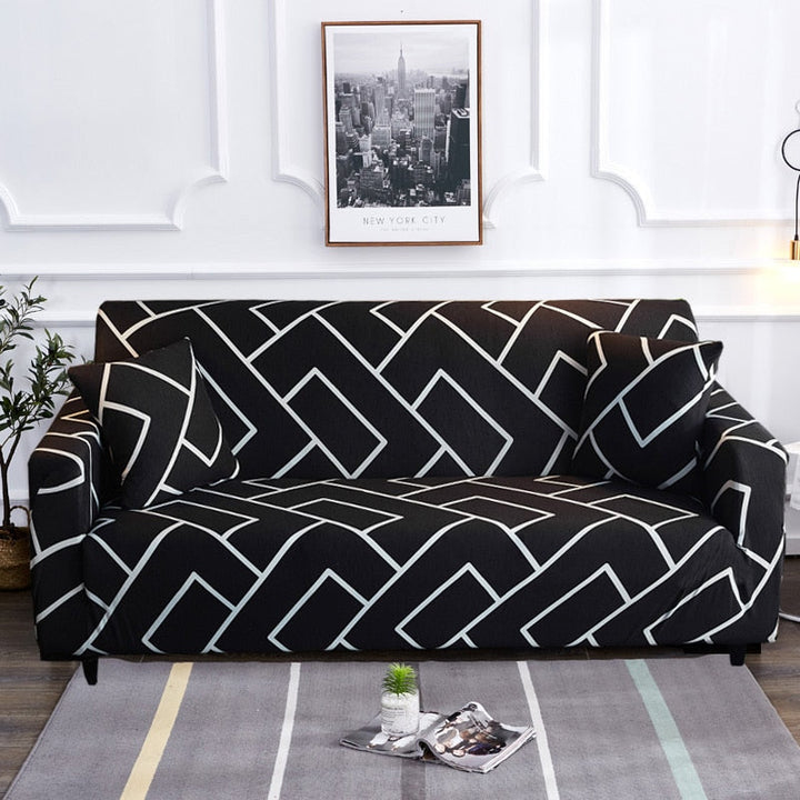 Modern rutschfeste bunte elastische Sofabezug | Karnz