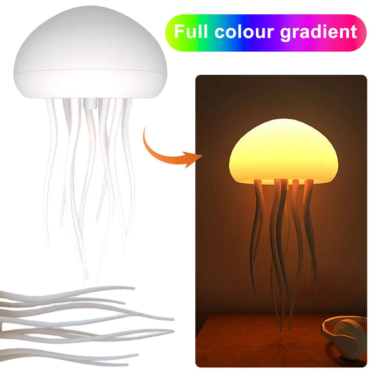 Quallen RGB Sprachsteuerung Anhänger Nachttischlampe | Karnz