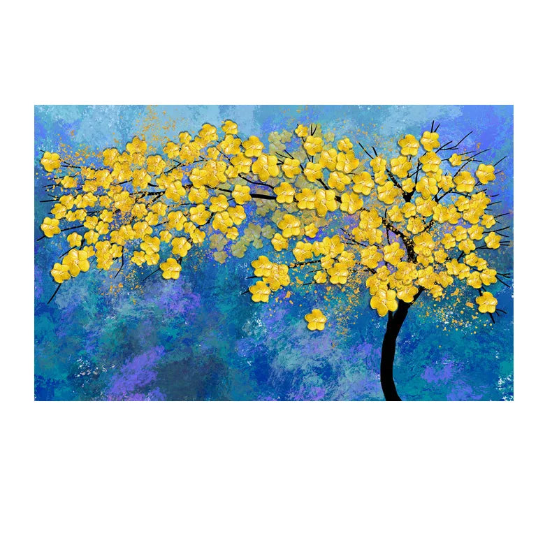 Abstract Floral Big Blossom Petal Tree Wandkunst Feine Kunst Leinwanddrucke Bild Für Wohnzimmer Schlafzimmer Salon Kunst Dekor | Karnz