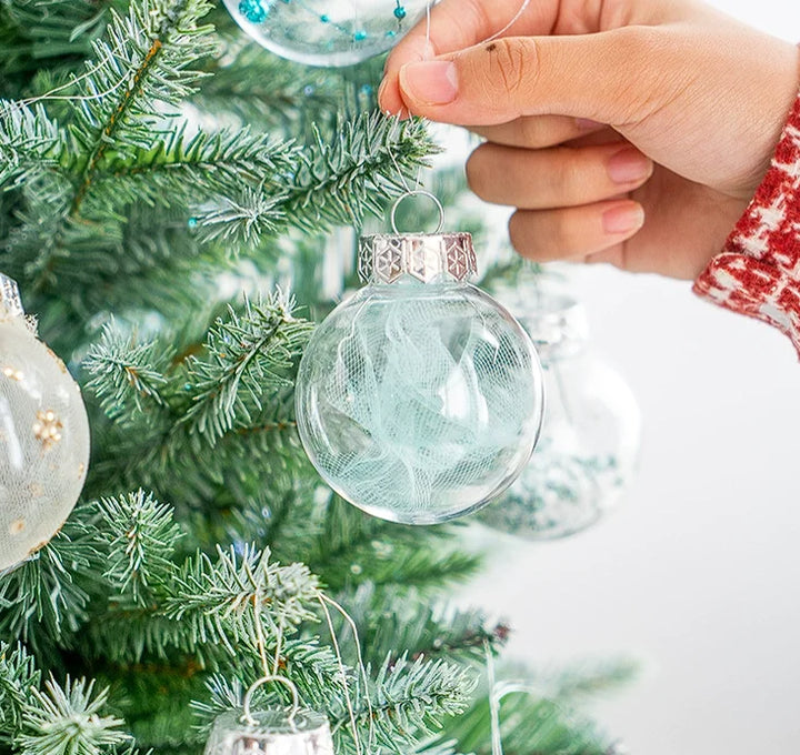 Transparent Hohlball Weihnachtsbaumdeko | Karnz