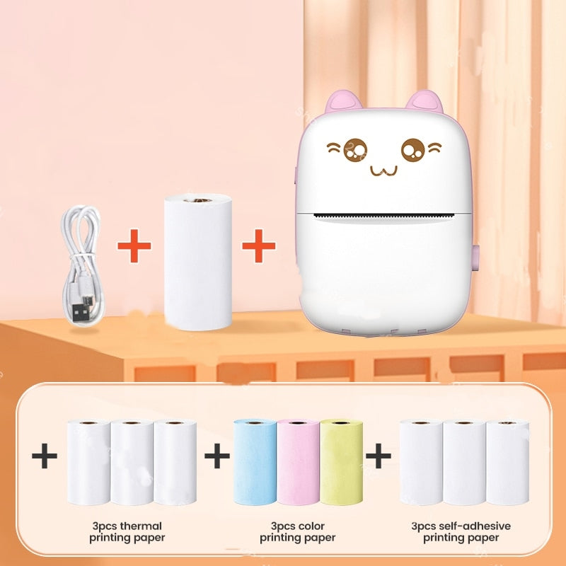 Mini Cat Thermal Karnzuetooth Etikettendrucker | Karnz