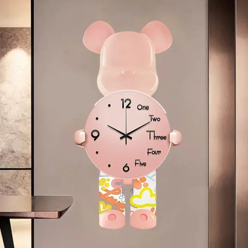Glowing Star Bear LED Wanduhr | Karnz