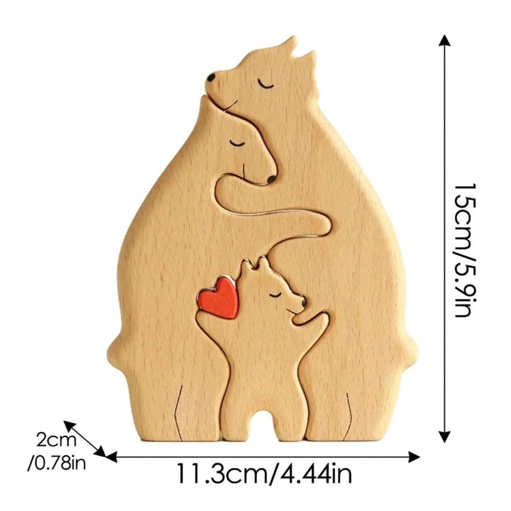 Loving Bears Interlocking Puzzle Dekor | Karnz