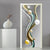 Moderne abstrakte Perlen geometrische Türaufkleber Mural abnehmbar PVC Vinyl Peel N Stick Wandkunst Mural Dekor für Innentüren Kreative DIY Wohnkultur | Karnz