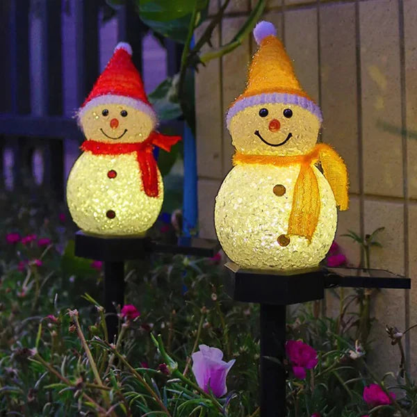 Solarbetriebene Schneemannlampe - SolarSnow | Karnz