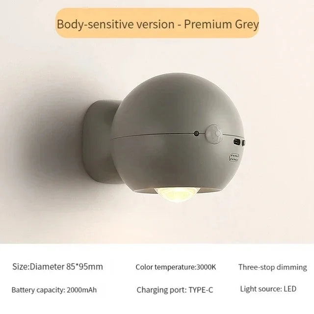 Rotierende Mini-Magnetische Wiederaufladbare Karnze Wandlampe | Karnz
