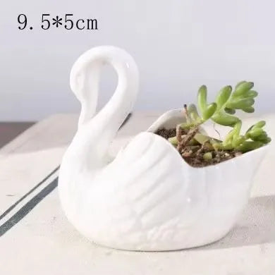 Swan Minimalistische Keramiktopf