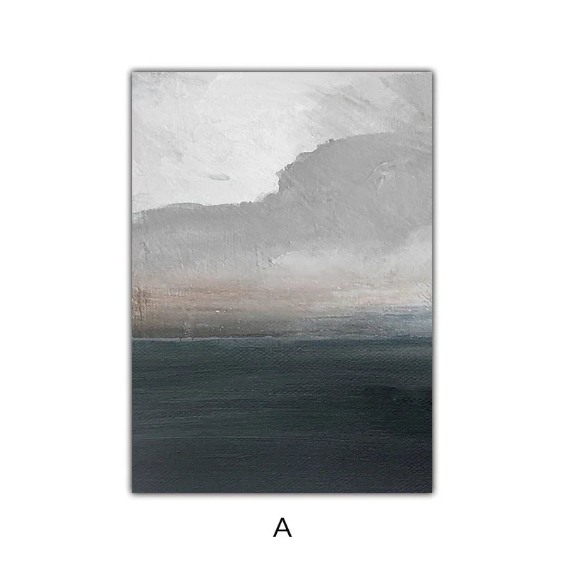 Sonnenuntergang See Landschaft Abstract Wandkunst Fine Art Leinwanddrucke Bilder für modernes Apartment Wohnzimmer Home Office Kunst Dekor | Karnz