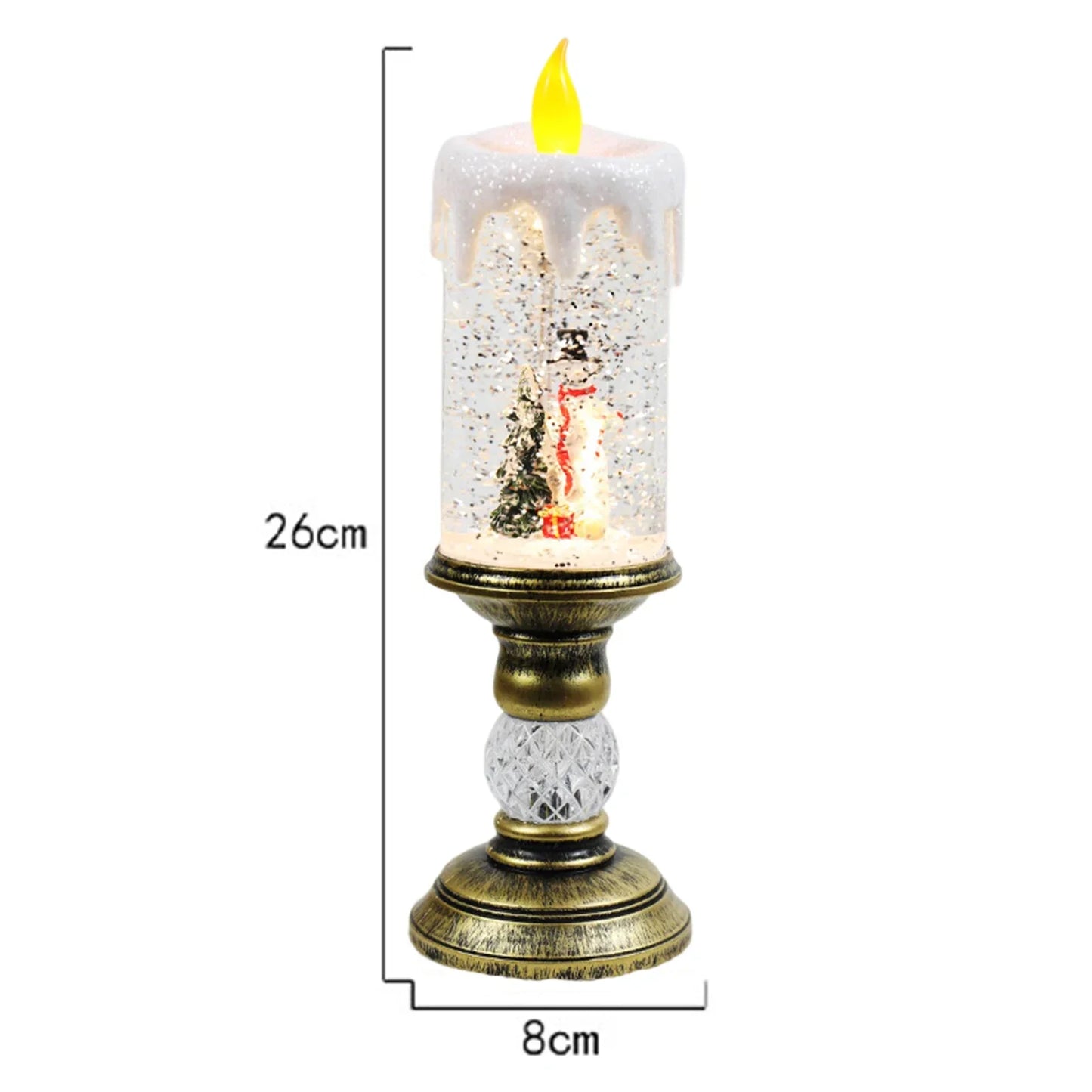 Crystal Echo Weihnachtswasserkerze | Karnz