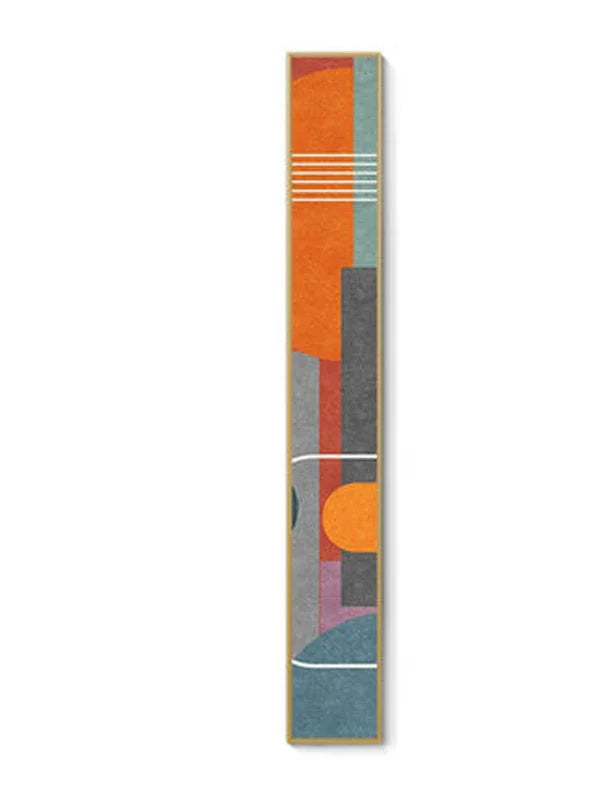 Bunte Hohe Abstrakte Schlanke Format Wandkunst Feine Kunst Leinwanddrucke Kreative Kunstwerke Für Modernes Wohnzimmer Flur Schlafzimmer Kunstdekor | Karnz