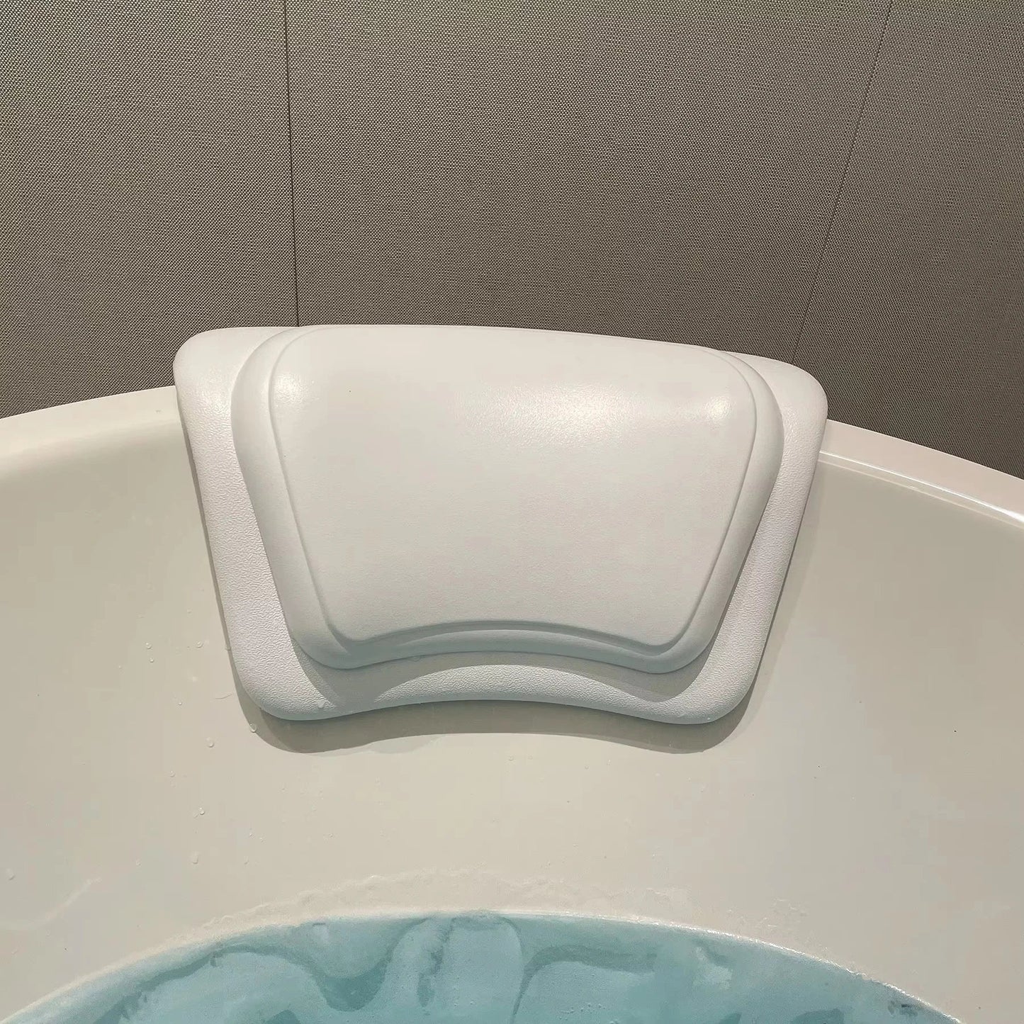 HydroLuxe Rutschfester Badkissen mit Silikon-Schaum & PU-Bezug Karnz