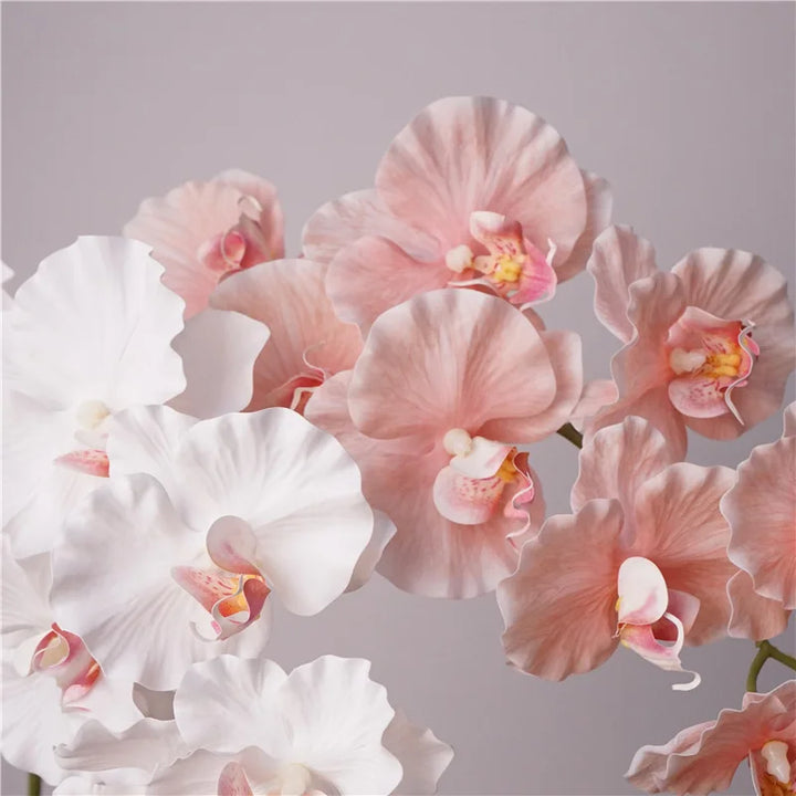 9-köpfige künstliche Phalaenopsis-Blume