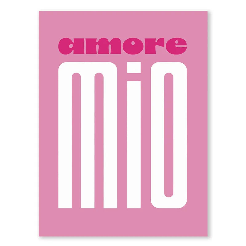 Pink Retro Liebe Zitat Wandkunst Feine Kunst Leinwanddrucke Typografische Bilder Für Schlafzimmer Wohnzimmer Hotelzimmer Modernes Apartment Wandkunst Dekor | Karnz