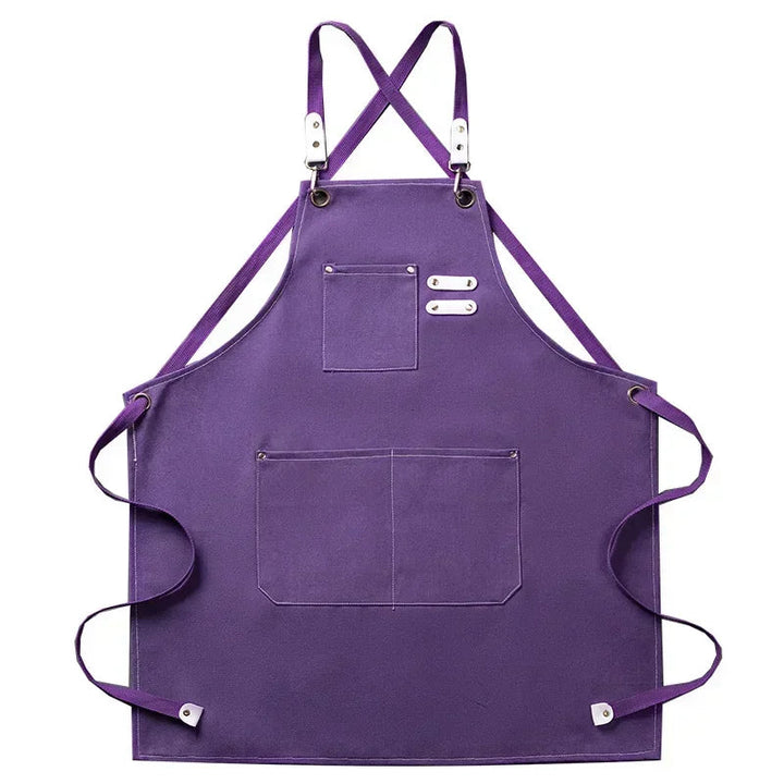 Canvas Schürze mit Taschen, verstellbar, Unisex | Karnz