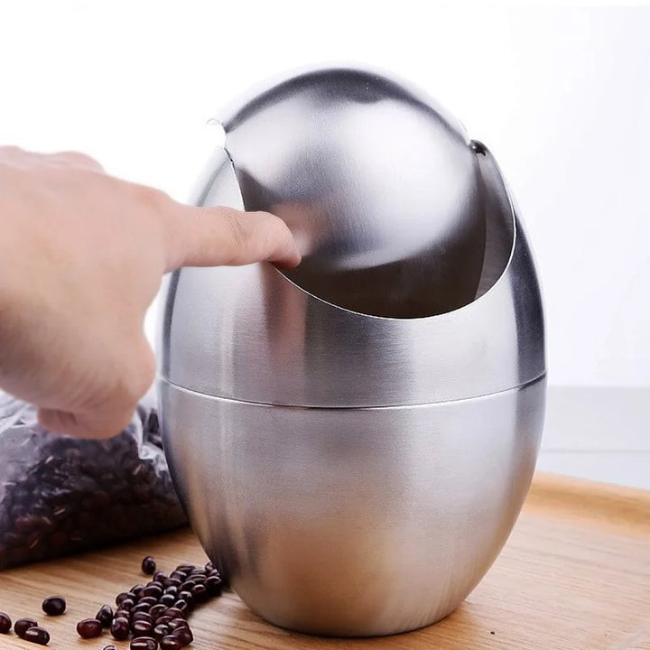 LuxBin Mini-Mülleimer aus Edelstahl Karnz
