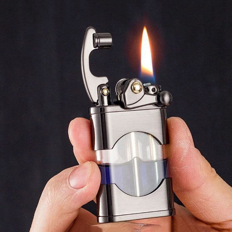 Eleganter Retro Slim Metallfeuerzeug | Karnz