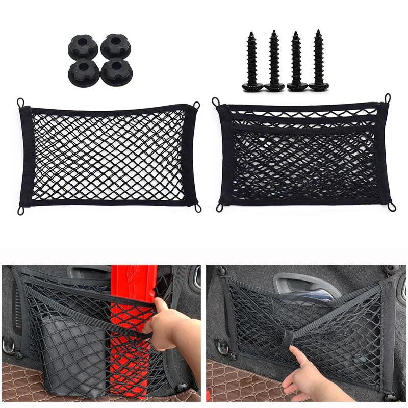 Karnz | Dehnbare Mesh-Cargo-Netz-Autolager-Organizer-Tasche