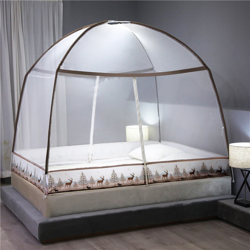Faltbares Moskitonetz für das Bett | Karnz