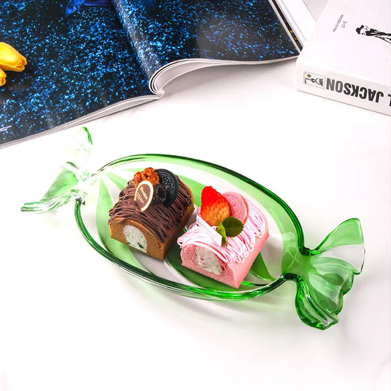 Zuckerformen Glas Snackteller