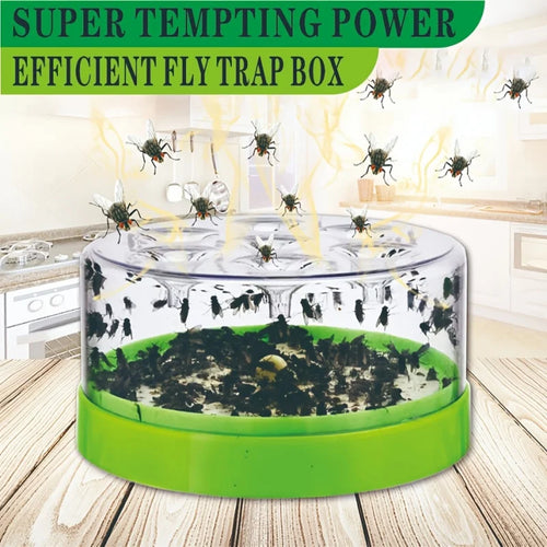 Karnz | Fly Trap EcoTrap 7 | Wiederverwendbar & Ungiftig | Ohne Elektrizität & Chemikalien | Mit 7 Eingängen für effektive Fliegenbekämpfung
