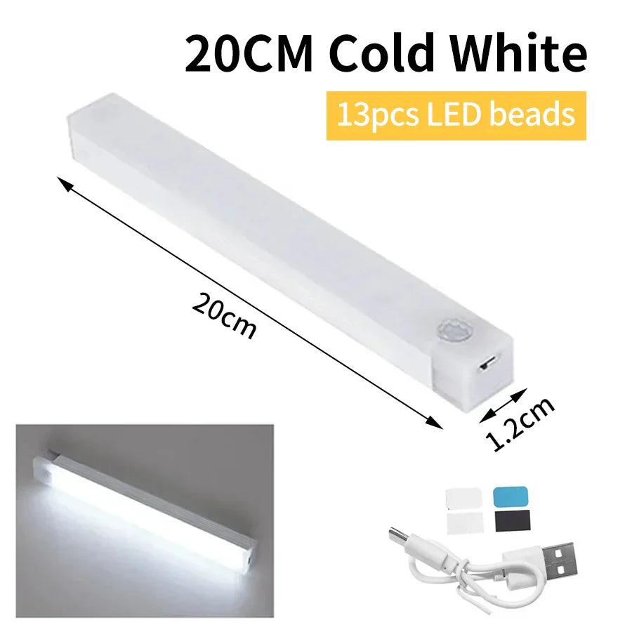 Karnz | SenseLite Motion LED | Wiederaufladbares Sensorlicht mit Magnetbefestigung | Warmweiß | Für Schrank, Bett & Flur