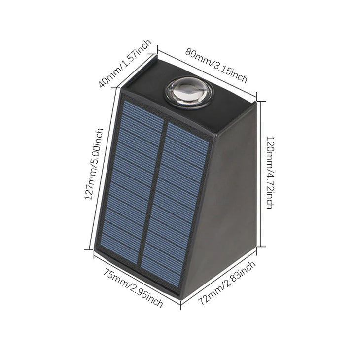 Solar LED Wandlicht Karnz
