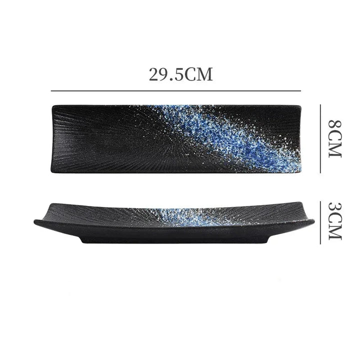 Minimalistische Sushi Teller Karnz
