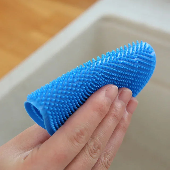 CleanFlex – Silikon Geschirr Bürste & Multifunktionale Küchen Scrubber Pad Karnz