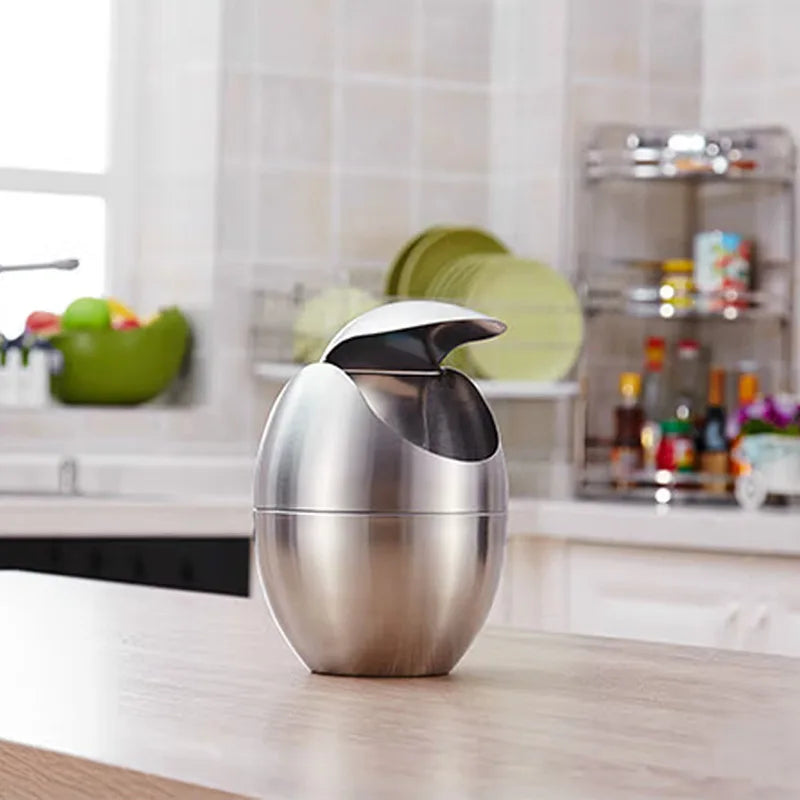 LuxBin Mini-Mülleimer aus Edelstahl Karnz