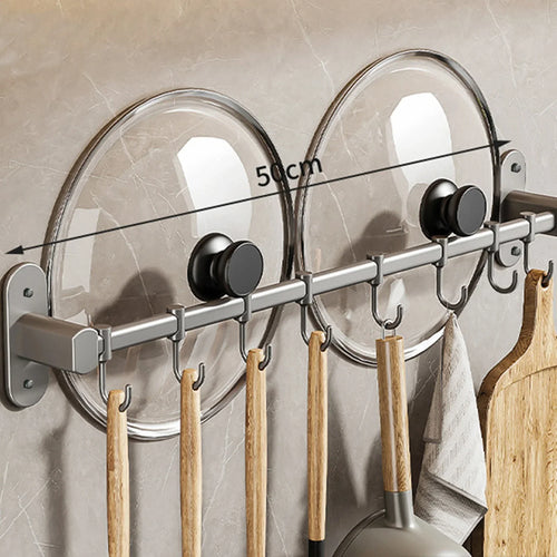 CookEase Küchenwandregal – Multifunktionaler Organizer für Deckel, Spatel & Küchenutensilien Karnz