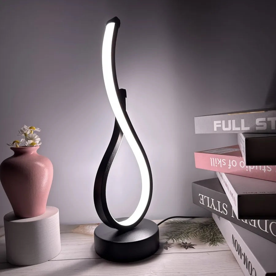Karnz | Lumoara LED Tischlampe | Dimmbar | 3 Lichtfarben | Modernes Design
