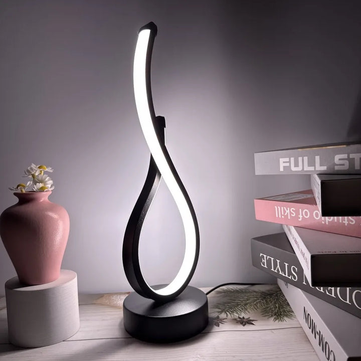 Karnz | Lumoara LED Tischlampe | Dimmbar | 3 Lichtfarben | Modernes Design